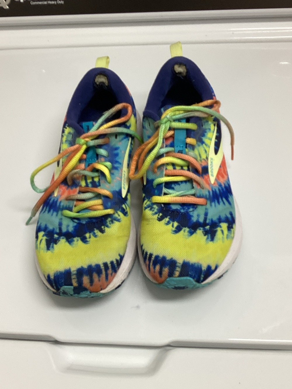 Brooks Tie-Dye Sneakers - Yellow/Blue/Green